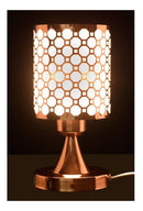 Luminária De Mesa Abajur Decoração Rosê Gold