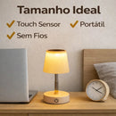 Luminária Abajur Led Recarregável Touch