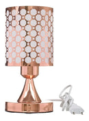 Luminária De Mesa Abajur Decoração Rosê Gold