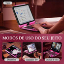 Capa Giratória 360° E Teclado Abnt2 Para iPad Air11 / Air6