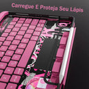 Capa Giratória 360° E Teclado Abnt2 Para iPad Air11 / Air6