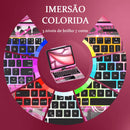 Capa Giratória 360° E Teclado Abnt2 Para iPad Air11 / Air6