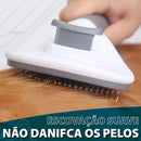 Escova Pet Removedora De Pelos Mortos Cães E Gatos – Botão Autolimpante