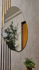 Espelho Orgânico Grande 90x60 Pinterest Decorativo Moldura Com Suporte Vertical