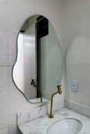 Espelho Orgânico Grande 90x60 Pinterest Decorativo Moldura Com Suporte Vertical