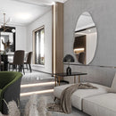 Espelho Orgânico Grande 90x60 Pinterest Decorativo Moldura Com Suporte Vertical