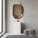 Espelho Orgânico Grande 90x60 Pinterest Decorativo Moldura Com Suporte Vertical