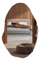 Espelho Orgânico Grande 90x60 Pinterest Decorativo Moldura Com Suporte Vertical