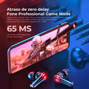 Fones De Ouvido Sem Fio Gamer Tws M28 Touch Bluetooth 5.3 Hd