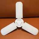 Lâmpada LED Pétala Fan Blade 45W Branca 3 Pás Ajustáveis