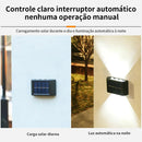 Kit 4 Luminária Solar Com Sensor