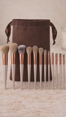 Kit Pincel De Maquiagem Com 13 Unidades