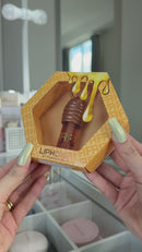 Gloss Labial Liphoney Aroma De Mel Chaveiro Girassol Abelha Mel